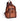 Vintage Fashion Women's Vegetable Tanned Genuine Leather Zipper Backpack  -  GeraldBlack.com