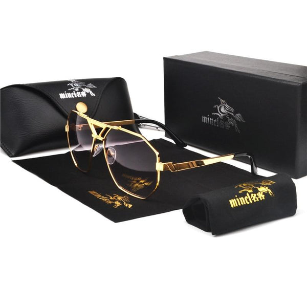 Vintage Luxury Brand and Designer Oversized Unisex Sunglasses  -  GeraldBlack.com