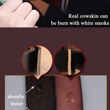 Vintage Luxury Genuine Cow Leather Designer Belt for Businessmen - SolaceConnect.com