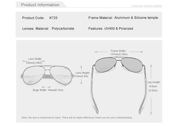 Vintage Men's Aluminum UV400 Polarized Mirror Coating Driving Sunglasses - SolaceConnect.com