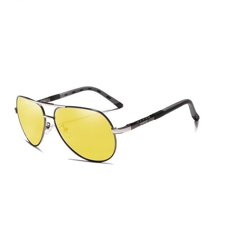 Vintage Men's Aluminum UV400 Polarized Mirror Coating Driving Sunglasses  -  GeraldBlack.com