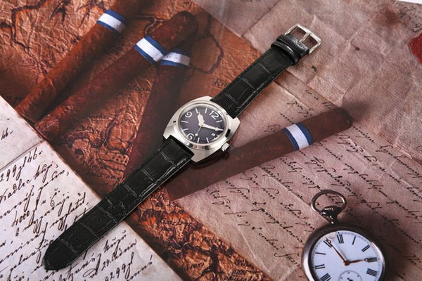 Vintage Military Watch Men Automatic Mechanical Wristwatches 41mm Sports WatchesLuminous Dome  -  GeraldBlack.com