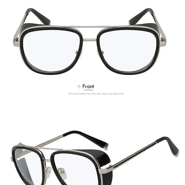 Vintage Retro Superstar Fashion Square Designer Sunglasses for Men  -  GeraldBlack.com