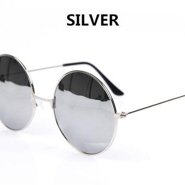 Vintage Round Frame Designer Mirror Lens Sunglasses for Men Women - SolaceConnect.com