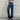 Vintage Style Korean Fashion Low Rise Flared Denim Jeans Pants for Women  -  GeraldBlack.com