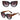 Vintage Style Women's Oversized Resin Frame Cat Eye Sunglasses - SolaceConnect.com