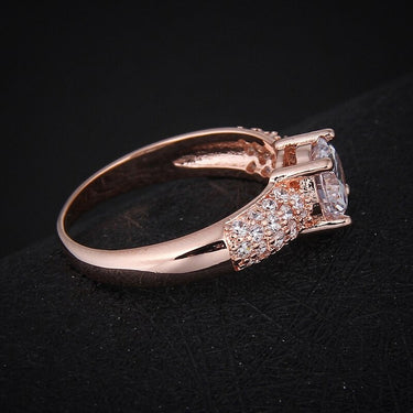 Vintage Trendy Fine Gold Color Women's Wedding and Engagement Rings - SolaceConnect.com