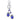 Vintage Turkish Blue Antique Silver Eye Owl Charm Keychain for Women - SolaceConnect.com