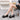 Vintage Women's Autumn Spring Leather Low Thick Heels Pumps Handmade Flower Shoe - SolaceConnect.com