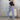 Vintage Women's Blue Denim High Waist Ripped Straight Leg Jeans Pants  -  GeraldBlack.com
