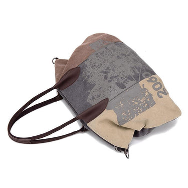Vintage Women's Top-handle Big Canvas Tote Travel Shoulder Crossbody Bag - SolaceConnect.com