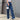 Vintage Women's Zebra Striped Print High Waist Wide-leg Split Baggy Jeans - SolaceConnect.com