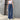 Vintage Women's Zebra Striped Print High Waist Wide-leg Split Baggy Jeans  -  GeraldBlack.com
