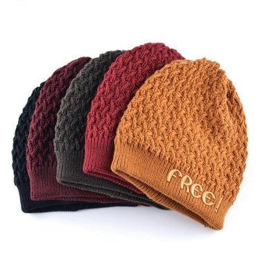 Warm Winter Woolen Knitted Beanie Caps for Men and Women  -  GeraldBlack.com