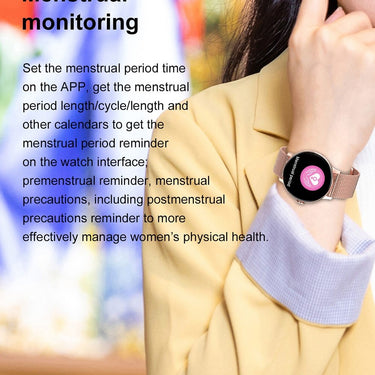Bluetooth Call Smart Watch Women IP68 Waterproof Heart Rate Monitoring Men Full Touch Smartwatch For - SolaceConnect.com