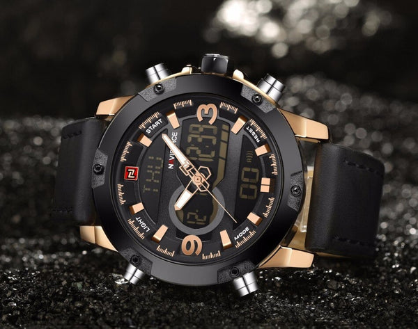 Waterproof Casual Sport Military Quartz Clock Watches for Men  -  GeraldBlack.com