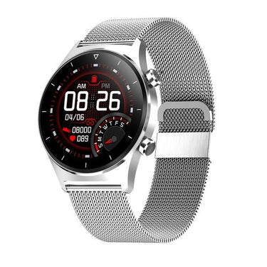 Waterproof Full Touch Multiple Sports Mode Weather Heart Rate Smart Watch  -  GeraldBlack.com