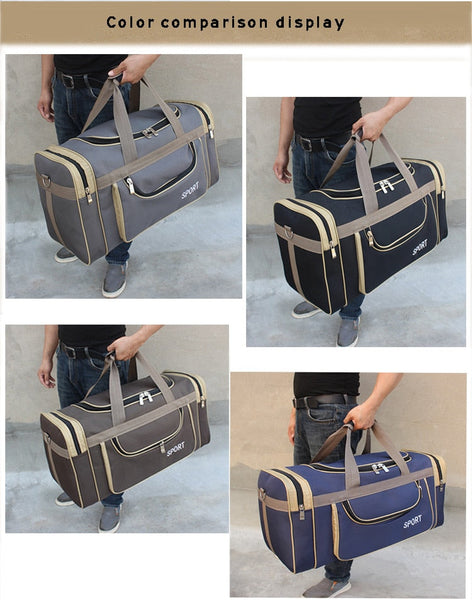 Waterproof Luggage Gym Bags Outdoor Bag Large Traveling Tas For Women Men Travel Duffel Sac De Sport  -  GeraldBlack.com