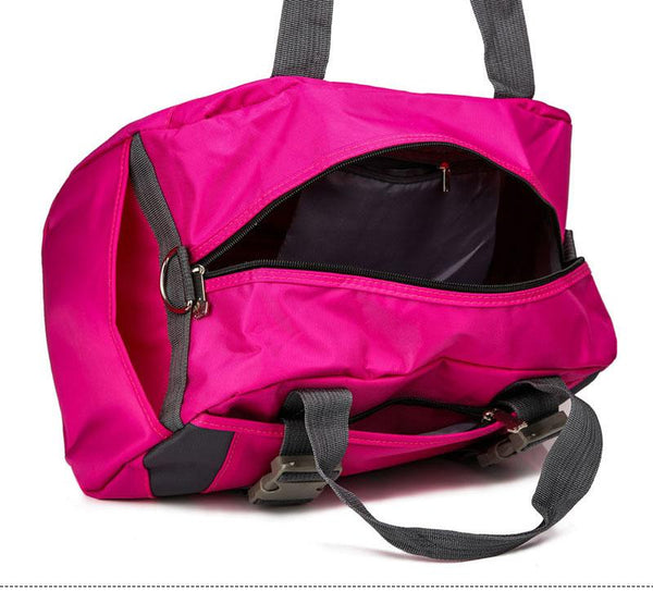 Waterproof Nylon Training Shoulder Crossbody Sports Travel Bag for Women - SolaceConnect.com