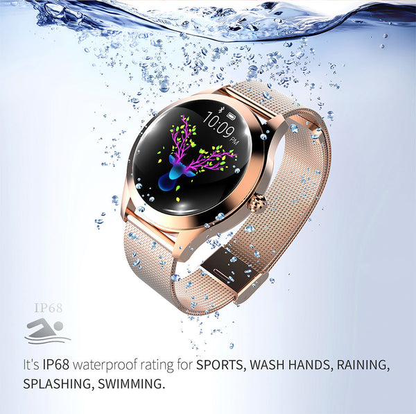 Waterproof Smart Watch with Heart Rate Monitor Message and Call Reminder  -  GeraldBlack.com