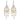 Wedding Ethnic Crystal Gold Color Chandelier Long Earrings for Women  -  GeraldBlack.com