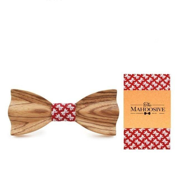Wedding Neckwear Accessories Novelty Handmade Wooden Bow Ties for Men - SolaceConnect.com