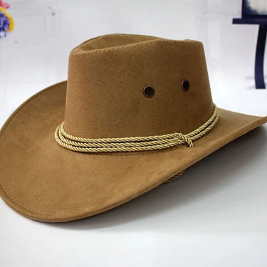Western American Style Faux Leather Cowboy Hats for Women & Men  -  GeraldBlack.com