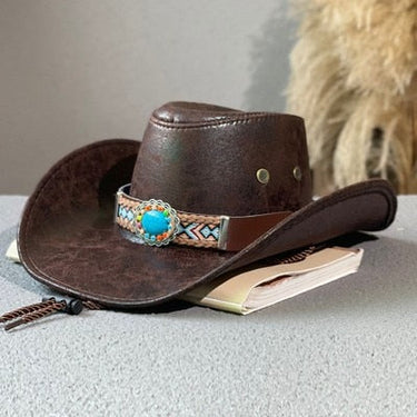 Western Cowboy Hat For Men Women Autumn Winter Vintage Cowgirl Jazz Hats  -  GeraldBlack.com