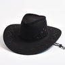 Western Cowboy Hats for Men Women Imitation Suede Vintage  Jazz Hat Fashion Travel Street Dress Cap  -  GeraldBlack.com