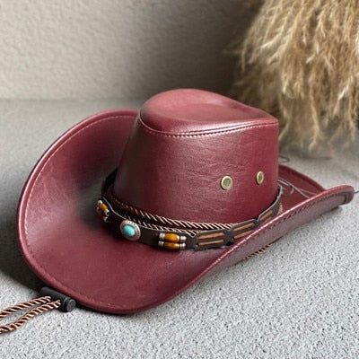 Western Cowboy Women Men Vintage Gentleman Panama Cowgirl Jazz Cap Sombrero Hombre Dress Hats  -  GeraldBlack.com