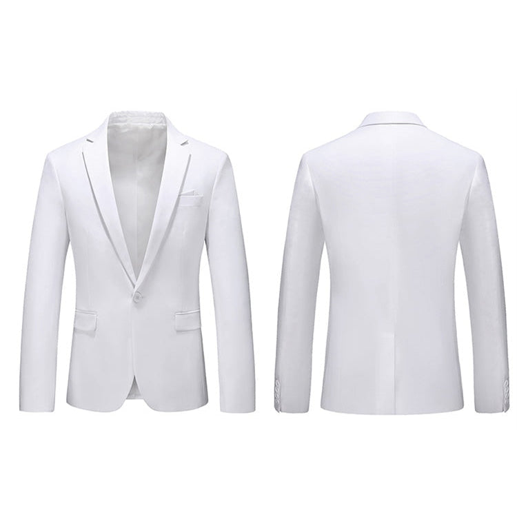 Gro Suit White Fashion Pink Suit Men Set Prom Wedding Suits Slim fit Blazer Gro ...