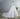 White Ivory Lace Beaded Plus Size Crystal Wedding Dress for Brides - SolaceConnect.com
