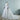 White Ivory Lace Big Train Gown Plus Size Bridal Wedding Dress - SolaceConnect.com