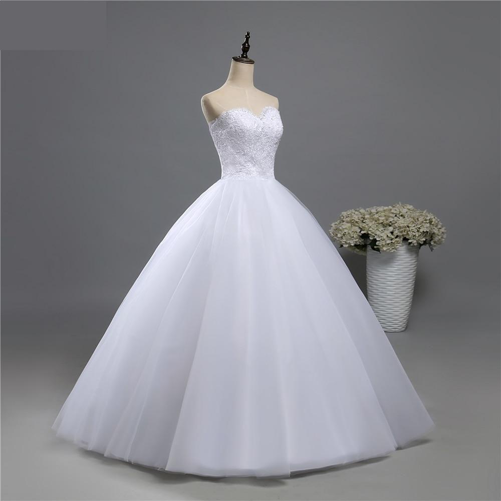 White Ivory Plus Size Formal Sweetheart Wedding Dress with Fashion Beads - SolaceConnect.com
