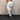 White Loose Pleated Shinny Sexy Nightclub Men's DS Costumes Anti bright Elastic Waist Pants  -  GeraldBlack.com