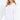 White Solid Color Long Sleeve Scoop Neck Thermal Top for Women - SolaceConnect.com