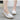 White Summer Fashion Genuine Leather Round Head Slipon Flats for Women  -  GeraldBlack.com