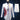 White Zhongshan Fu Tuxedo Jacket Pant Beads Mens Stage Wearmens Tuxedos Wedding Plus Size 4XL Groom Suit  -  GeraldBlack.com