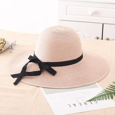 Wide Brim Foldable Summer Straw Sun Block Panama Hat for Women  -  GeraldBlack.com