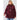 Wine Plus Size Parallel Quilt Faux Fur Hood Padded Long Puffer Belted Jacket  -  GeraldBlack.com