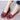 Wine Red Genuine Leather Low Heel Slip-On Flat Shoes for Women  -  GeraldBlack.com