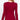 Wine Solid Color Long Sleeve Scoop Neck Thermal Top for Women - SolaceConnect.com