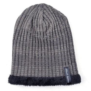 Winter Casual Striped Woolen Knitted Skullie Caps for Boys and Men - SolaceConnect.com