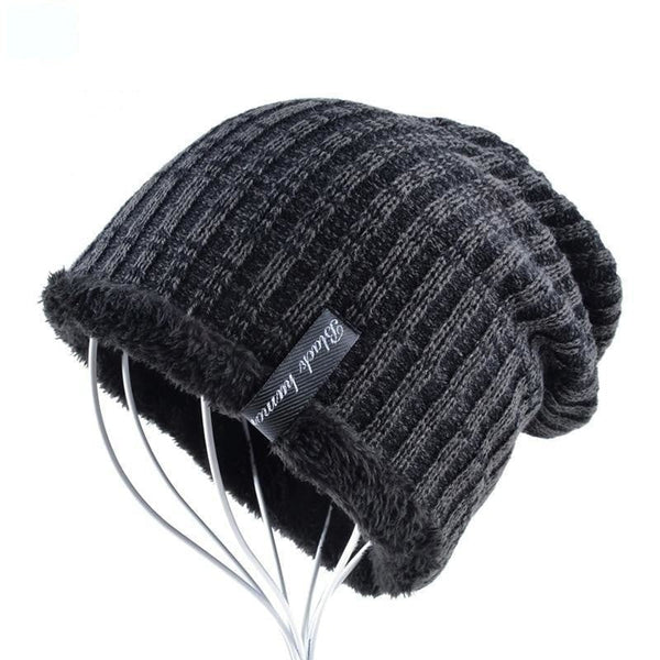 Winter Casual Striped Woolen Knitted Skullie Caps for Boys and Men  -  GeraldBlack.com