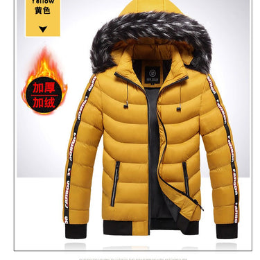 Winter Coat Men Jacket Plus Size 5XL Hooded Coats Outwear Boys Thermal Windbreaker Padded Parkas  -  GeraldBlack.com