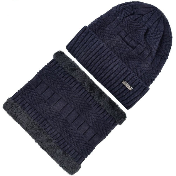 Winter Fashion Casual Neck Warm Knitted Beanie Cap for Men and Women  -  GeraldBlack.com