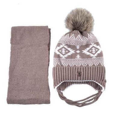 Winter Fashion Casual Pompom Faux Fur Knitted Beanies for Boys and Girls - SolaceConnect.com