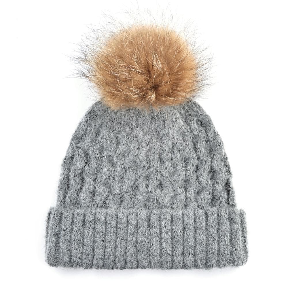 Winter Fashion Casual Pompom Wool Knitted Beanies for Women  -  GeraldBlack.com