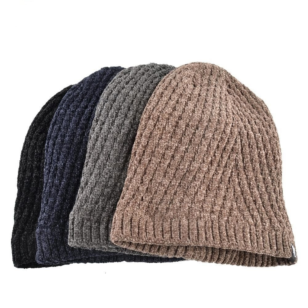 Winter Fashion Casual Warm Neck Striped Beanies for Men and Women  -  GeraldBlack.com