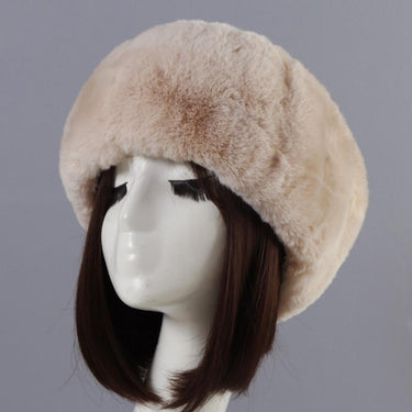 Winter Fashion Casual Warm Solid Plain Faux Fur Beanies for Women  -  GeraldBlack.com
